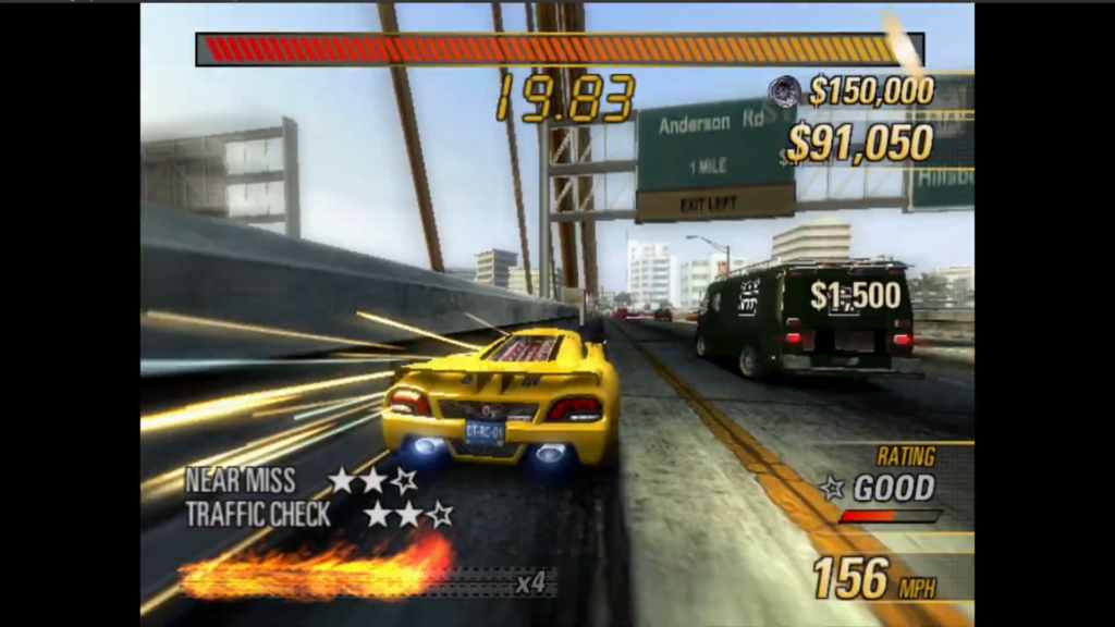 burnout revenge sendo executado no pcsx2 - allves games