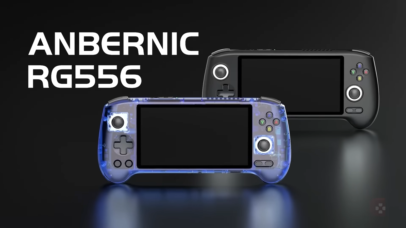 Console portátil Anbernic RG556 rodando jogos com segurança