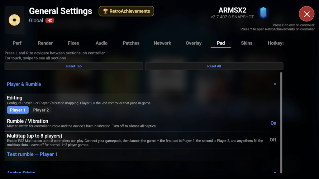 Atualização emulador ARMSX2 Multitap