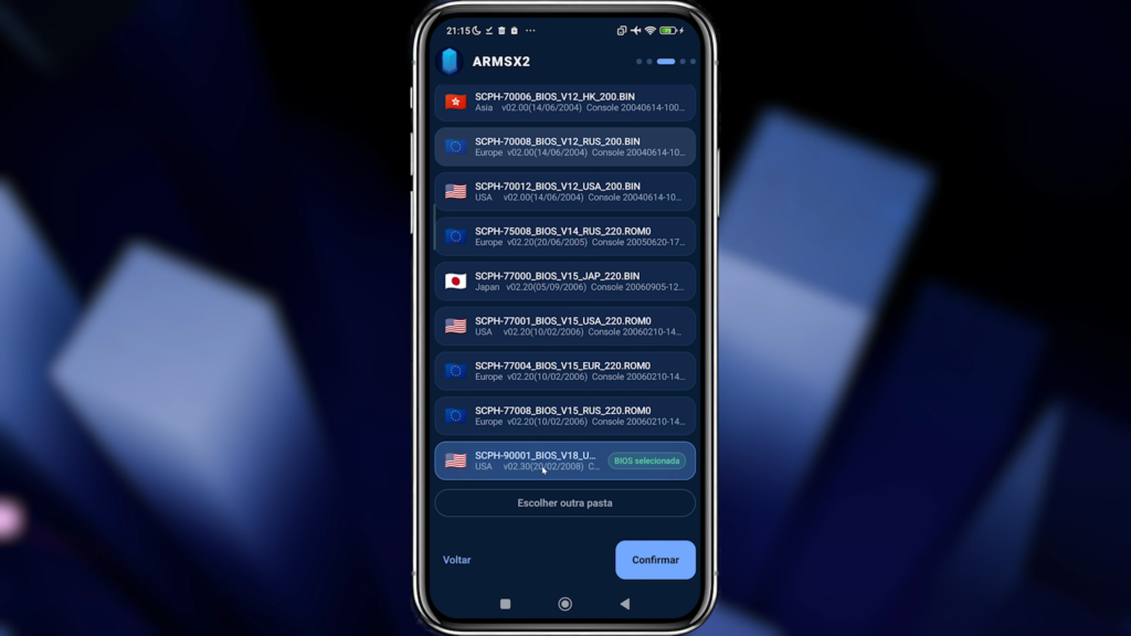 Emulador ARMSX2 Android