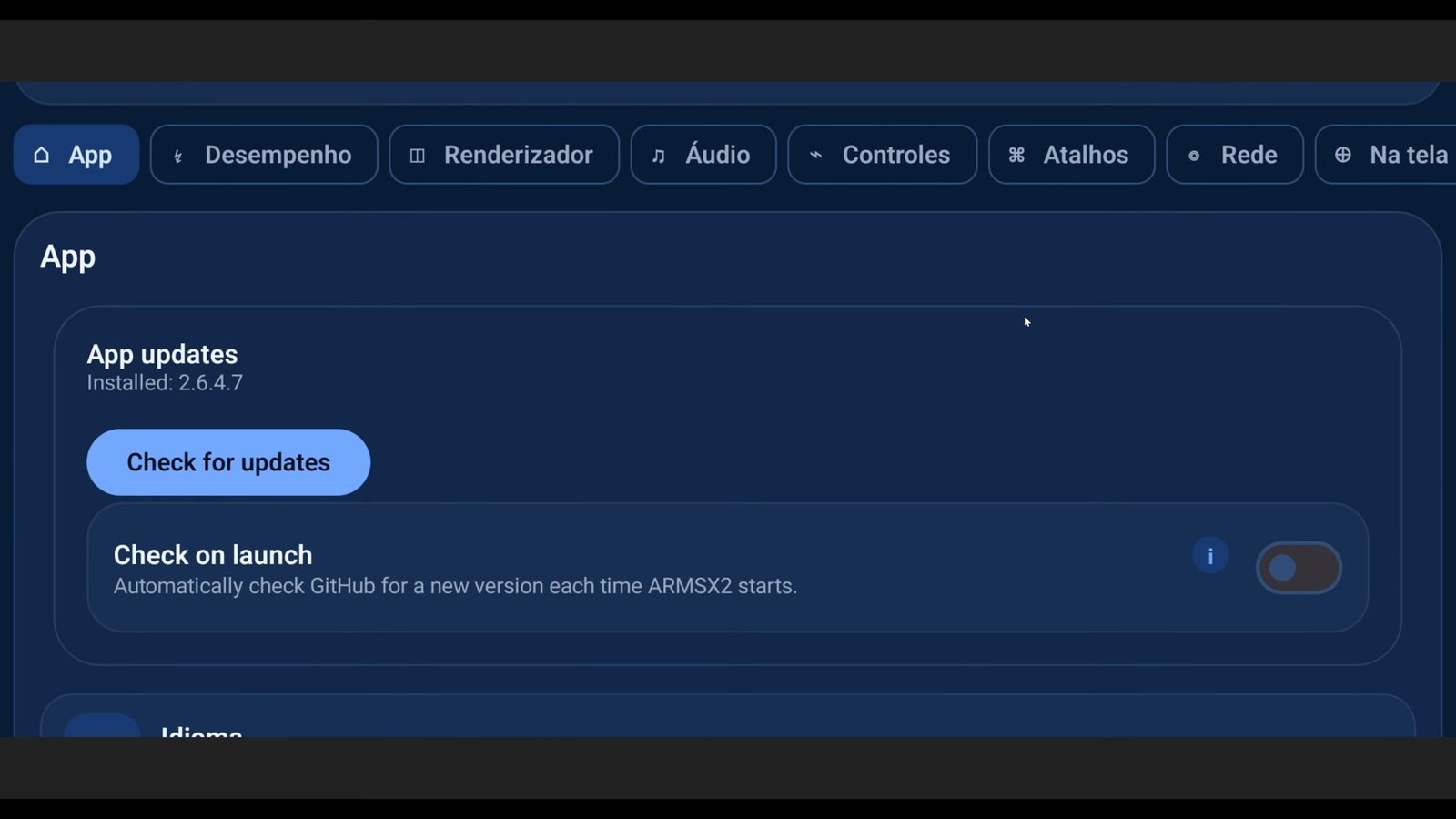 Configurações do ARMSX2 no Android