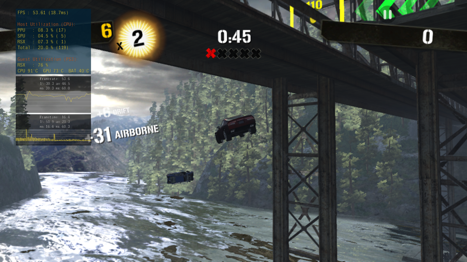 Stuntman Ignition funcionando no ARMSX3 1.0.5