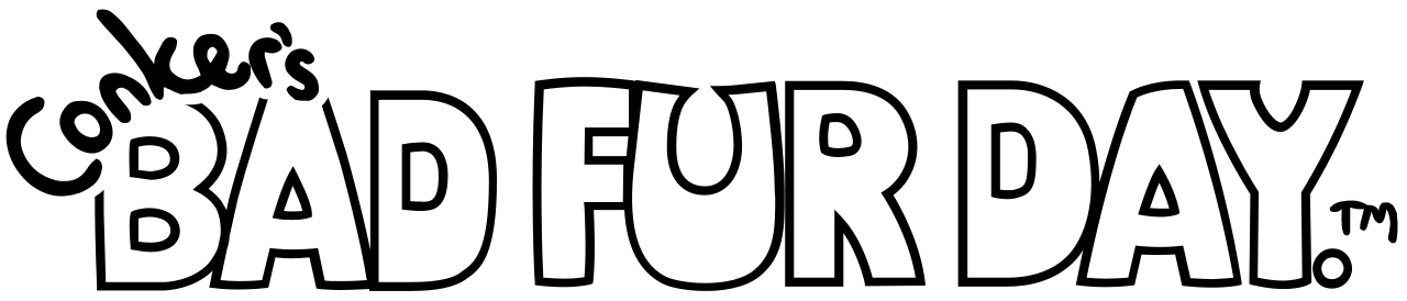 Logo de Conker's Bad Fur Day usado como referência para Conker Recompiled