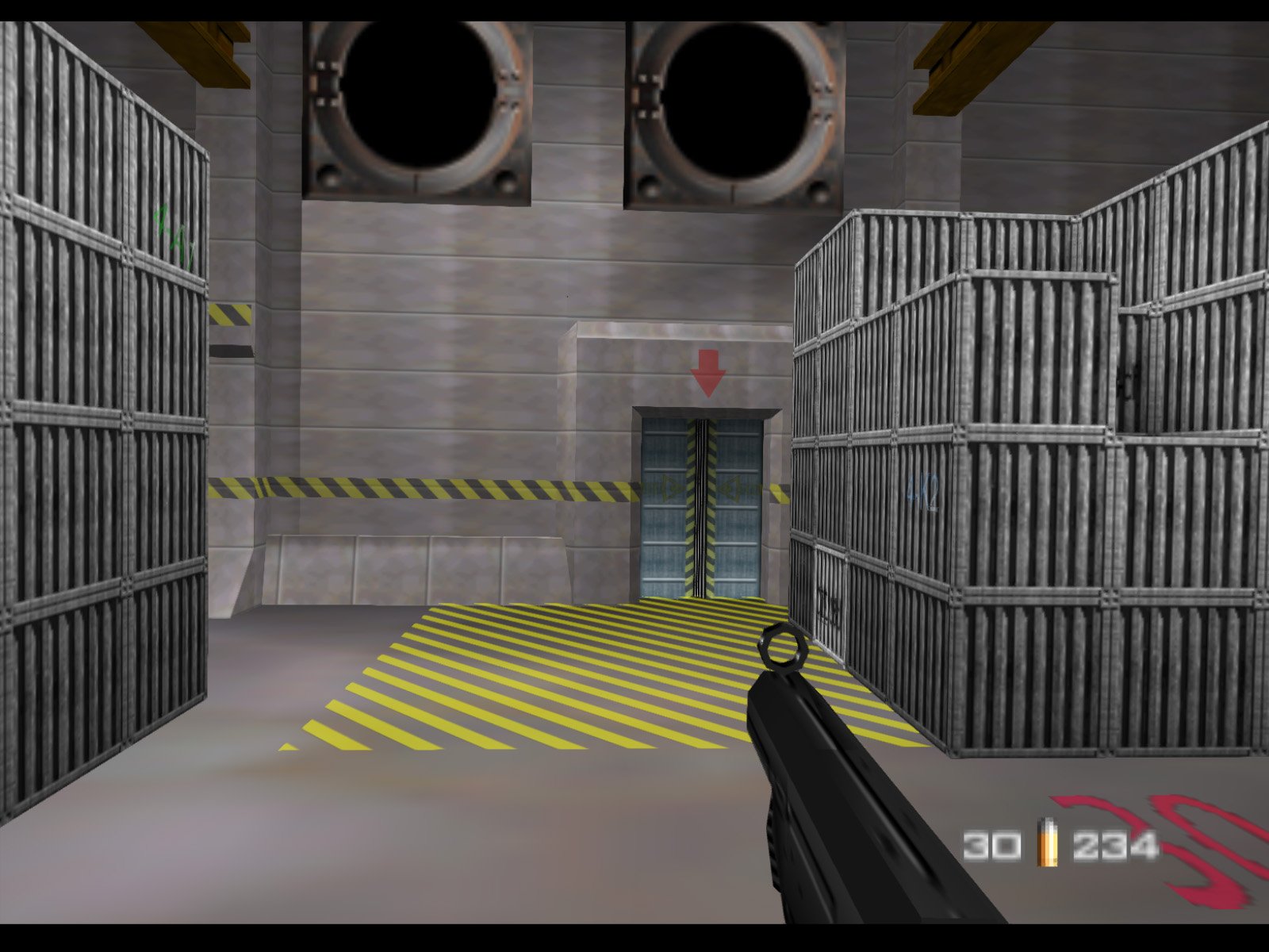 GoldenEye 007 na missão Control, uma das fases corrigidas no Dab's Mod 3.10.0