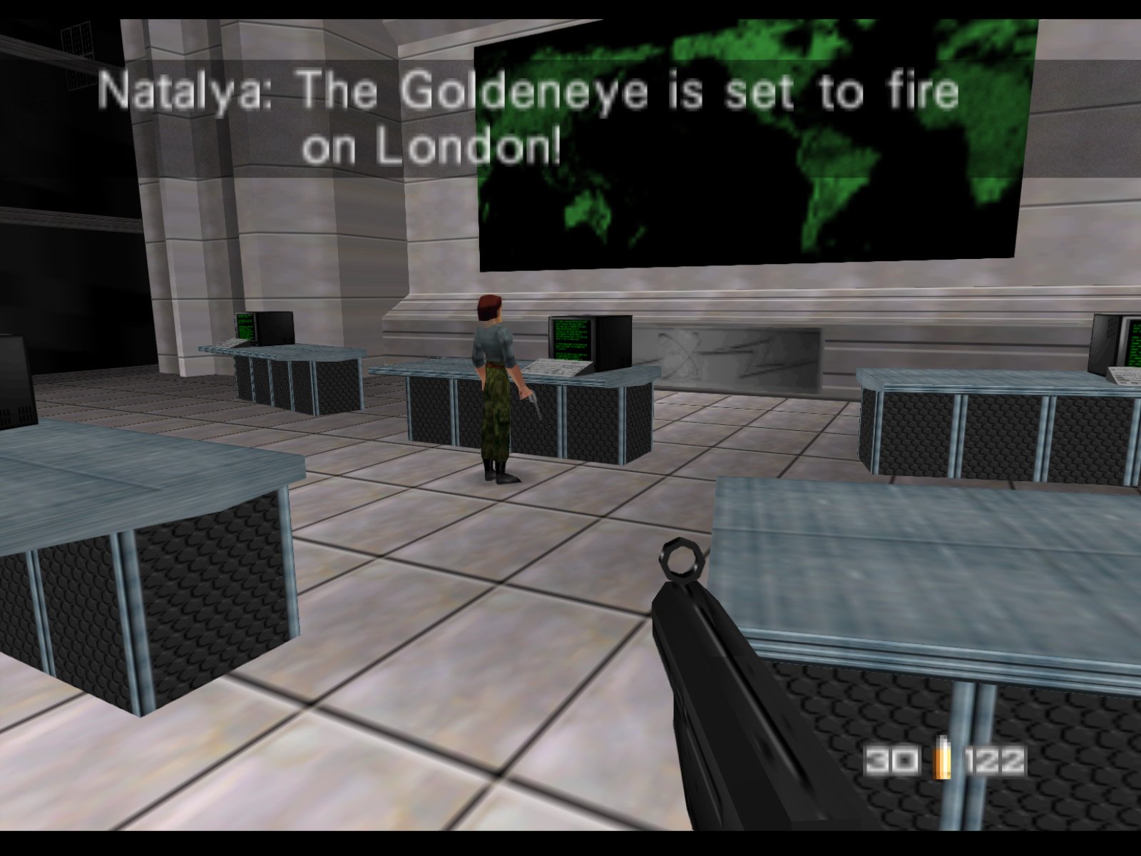 Natalya na missão Control de GoldenEye 007