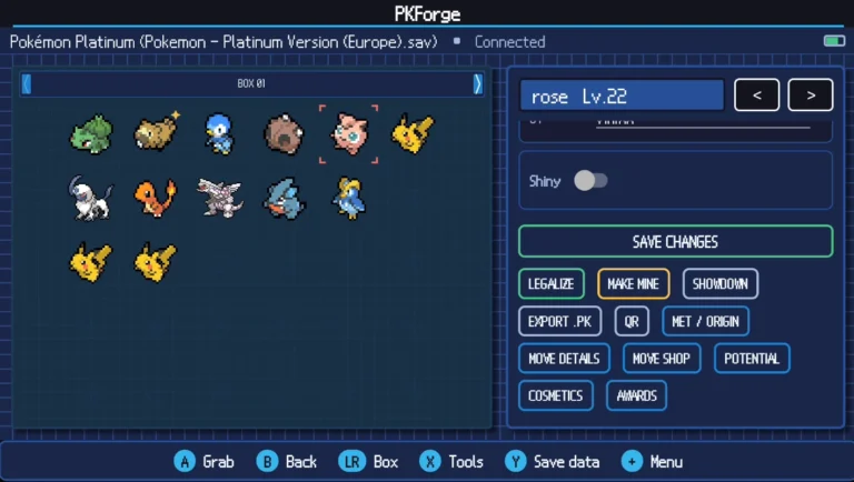 Leia mais sobre o artigo PKForge 3.0.2 Corrige Saves e Integração com Emuladores