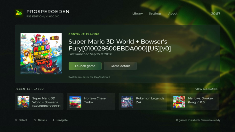 Leia mais sobre o artigo ProsperoEden no PS5 Roda Jogos de Switch em Alpha