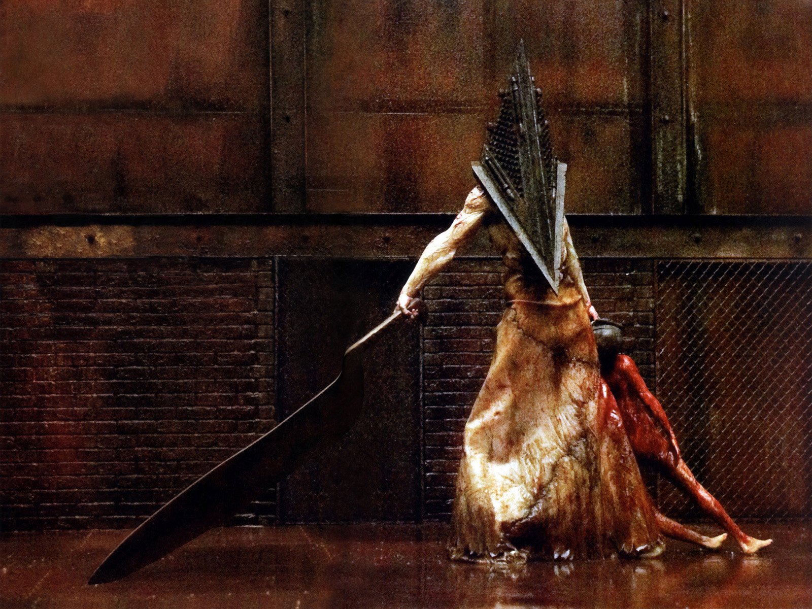 James Sunderland enfrenta Pyramid Head em Silent Hill 2