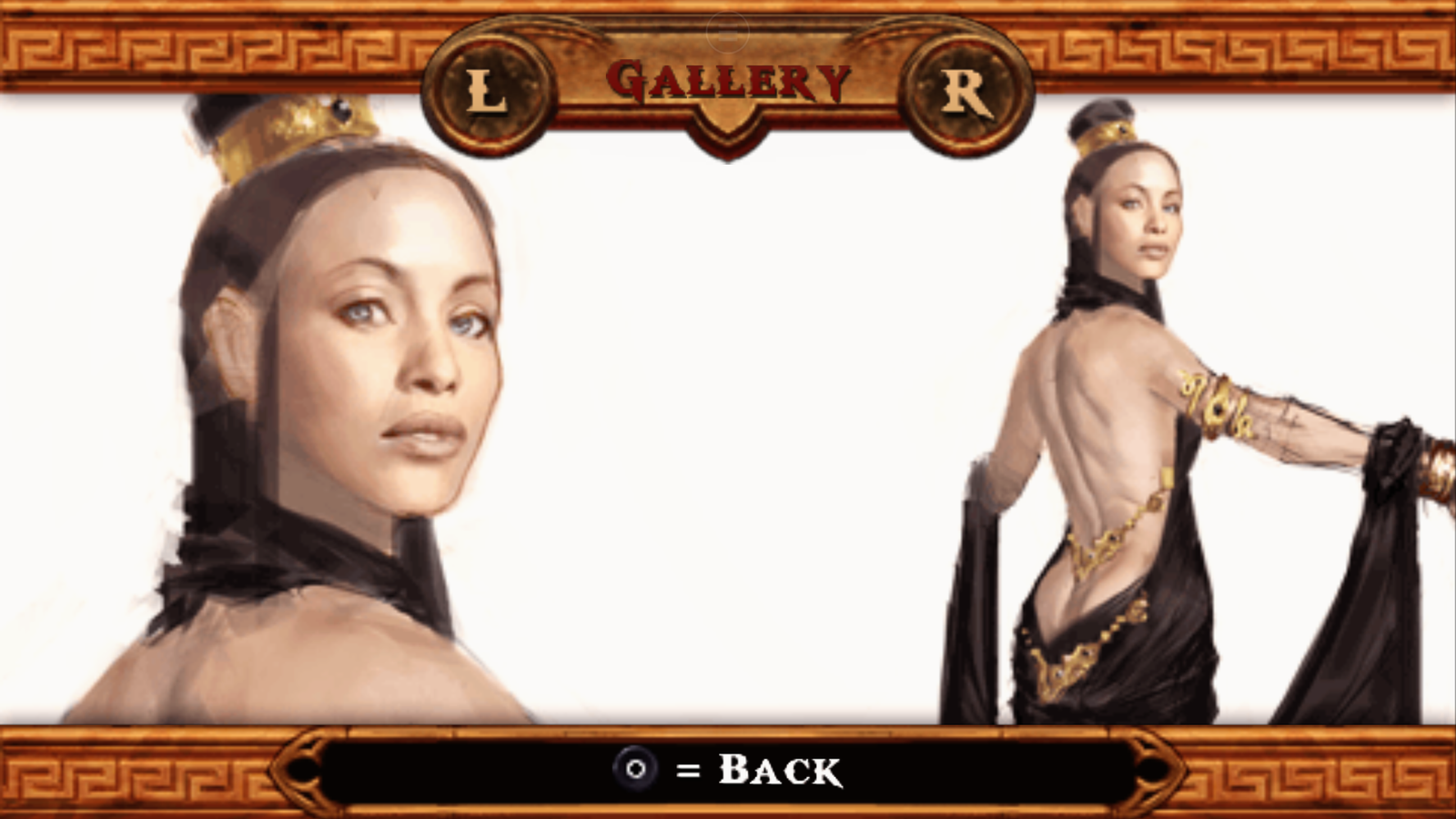 God of War R36S: imagem de referência de Chains of Olympus no PSP; projeto para R36S ainda não é jogável