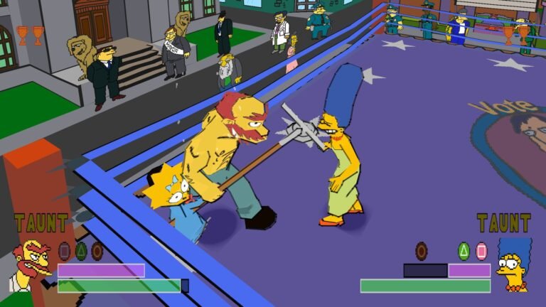 Leia mais sobre o artigo The Simpsons Wrestling ganha port nativo para PC com 60 FPS e widescreen