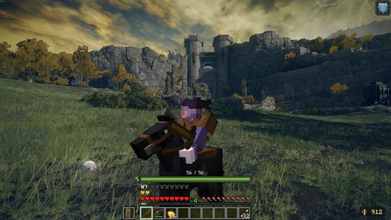 Leia mais sobre o artigo EldenCraft coloca Minecraft dentro de Elden Ring com Nether e combate