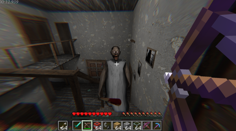 Leia mais sobre o artigo Granny Legacy ganha mod que integra Minecraft com blocos, armas e TNT