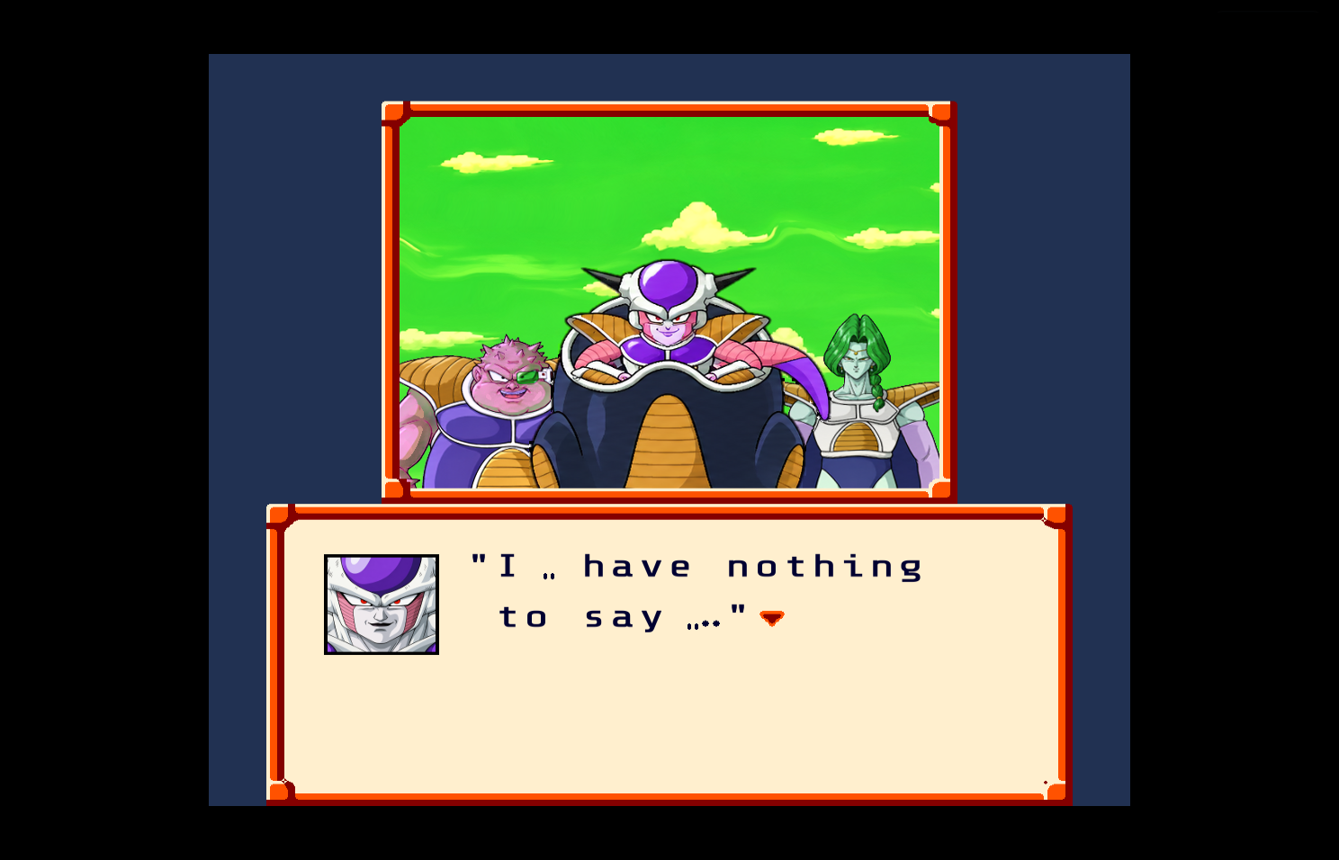 Super Saiya Densetsu PC apresenta diálogo no modo Remastered