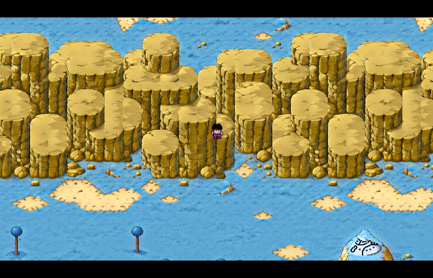 Super Saiya Densetsu PC mostra exploração com apresentação remasterizada