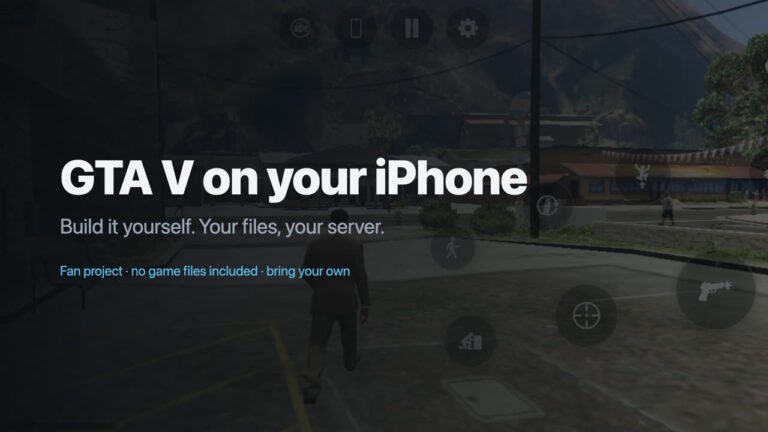 Leia mais sobre o artigo GTA V tem port experimental para iPhone com Metal, mas sem IPA público