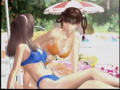 Imagem da abertura do Dead or Alive Xtreme Beach Volleyball original para Xbox