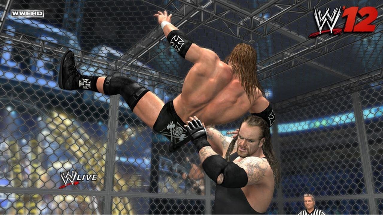 Triple H e Undertaker em WWE 12 original