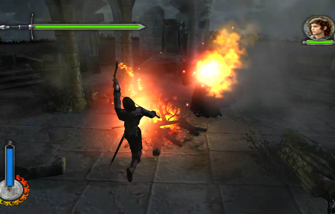 As Duas Torres no PC: combate do jogo Xbox original como ilustração