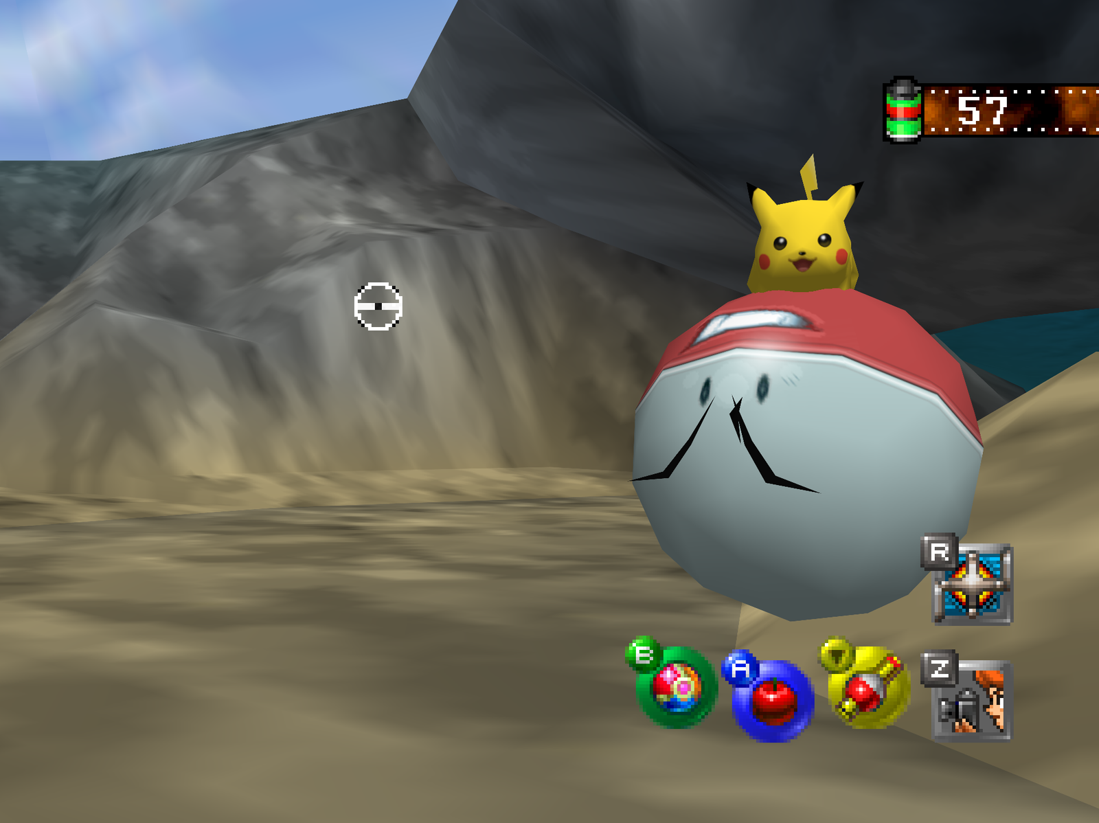 Percurso Tunnel em Pokémon Snap Recompiled