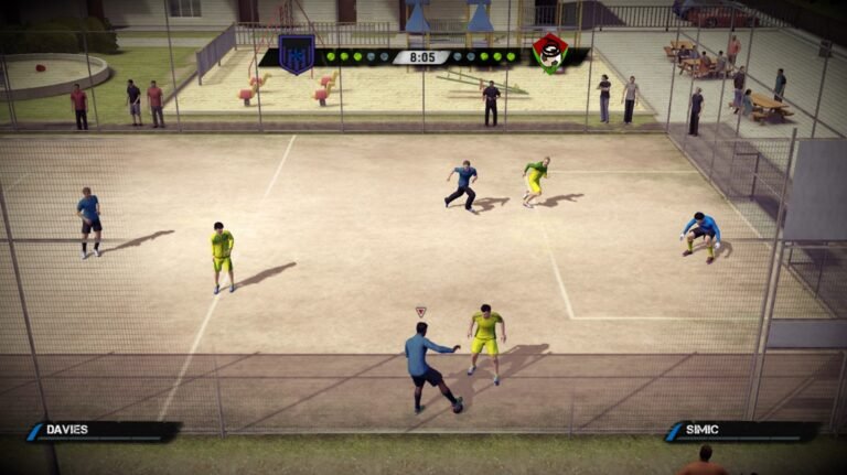 FIFA Street PC em gameplay de FIFA Street 2012 em quadra urbana