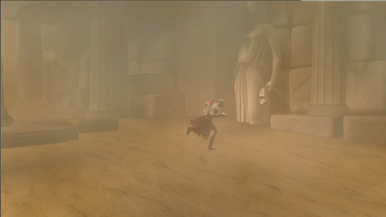 Base do God of War Tobiichi: Kratos atravessa um cenário de deserto