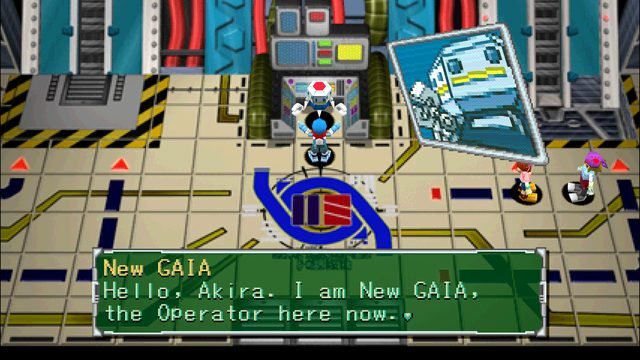 Main Gate da versão PC de Digimon World 2 com enquadramento ampliado