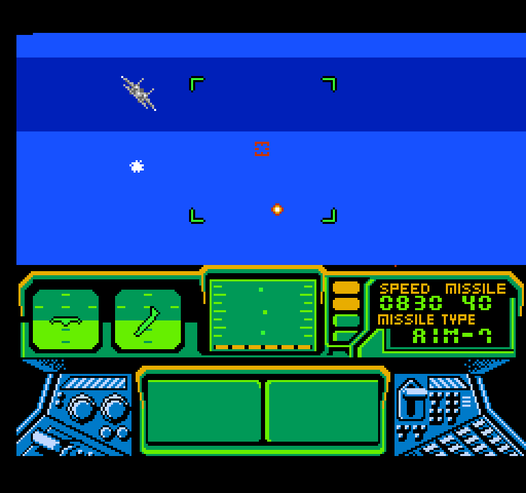 Captura oficial do voo na primeira missão de Top Gun: The Second Mission no port nativo