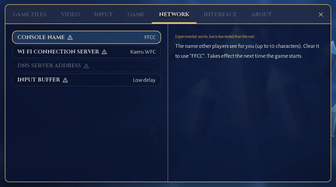 Echoes of Time: interface de conexões e recursos de rede no port FFCCEOT-Recomp