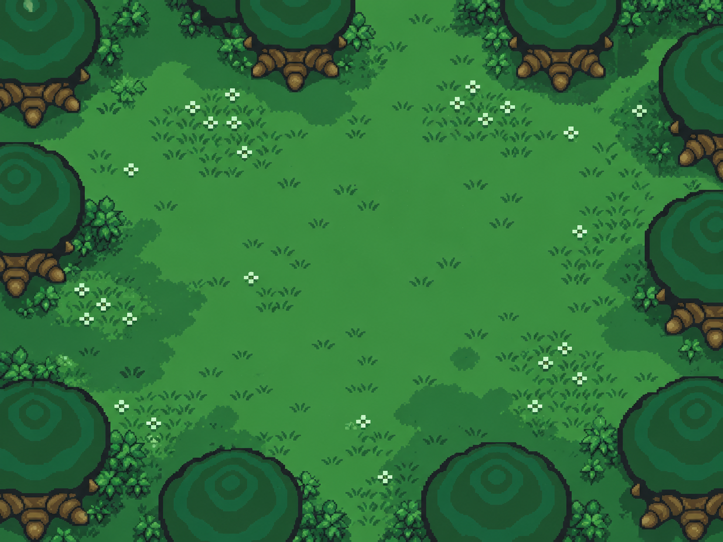 Moldura ilustrativa de floresta incluída nos arquivos oficiais do Z3-Launcher