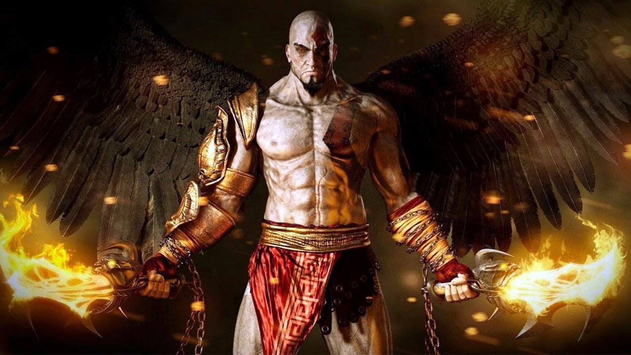 Outra cena da versão de PlayStation 4 de God of War III Remastered