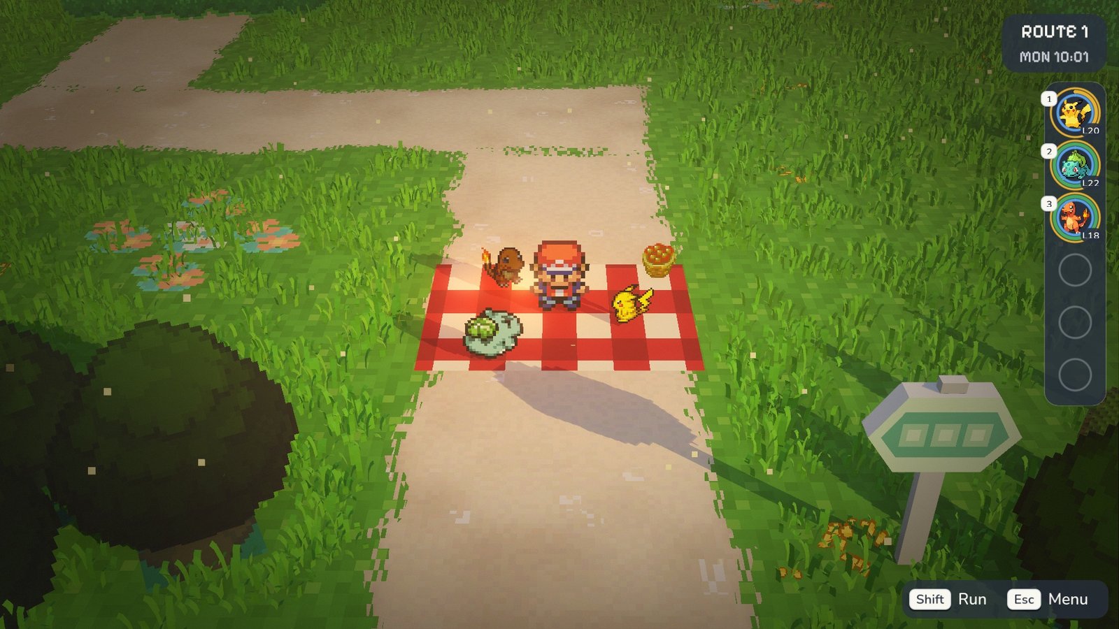 Leia mais sobre o artigo Pokémon Battle Advanced mostra Mt. Moon em 3D e ginásio de Misty