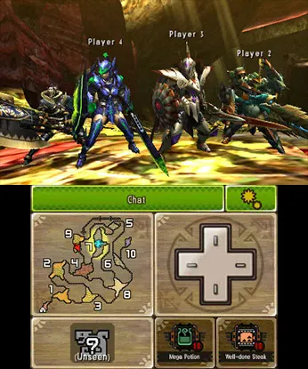 Captura de Monster Hunter 4 Ultimate para Nintendo 3DS, terceira imagem da galeria oficial