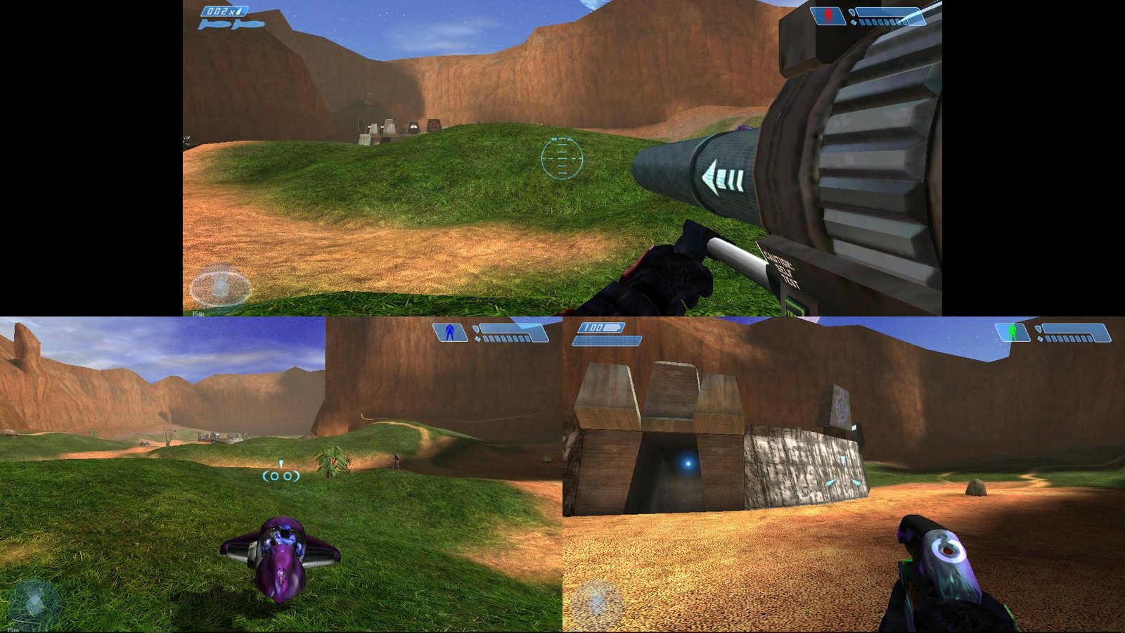 Cena ilustrativa de Halo Combat Evolved original do Xbox